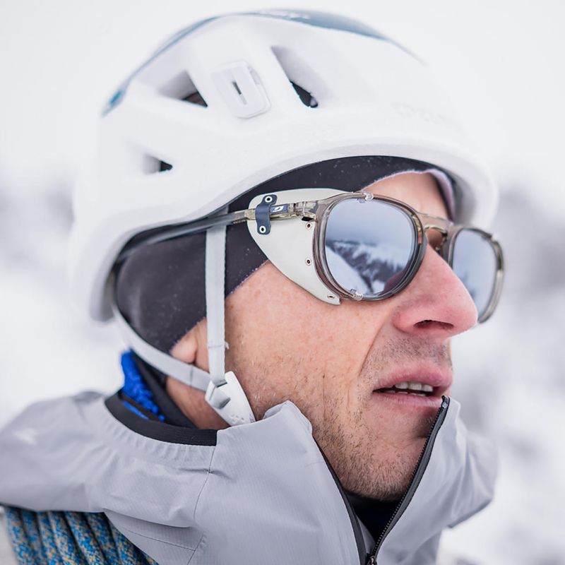 Okulary przeciwsłoneczne Julbo Millenium Polarized HD shiny trans army green/white/blue 6