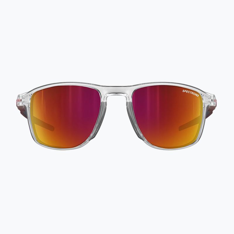 Okulary przeciwsłoneczne Julbo Compass Spectron shiny translu crystal/red 2