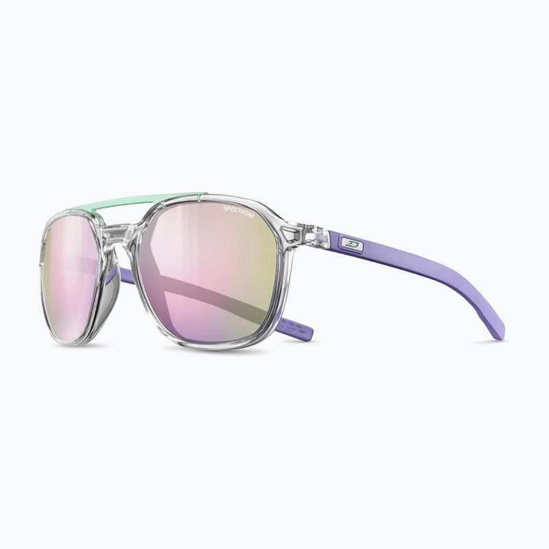 Okulary przeciwsłoneczne Julbo Slack Spectron shiny translu crystal/purple