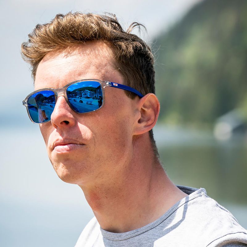 Okulary przeciwsłoneczne Julbo Creek Polarized grey translu/blue metal 5