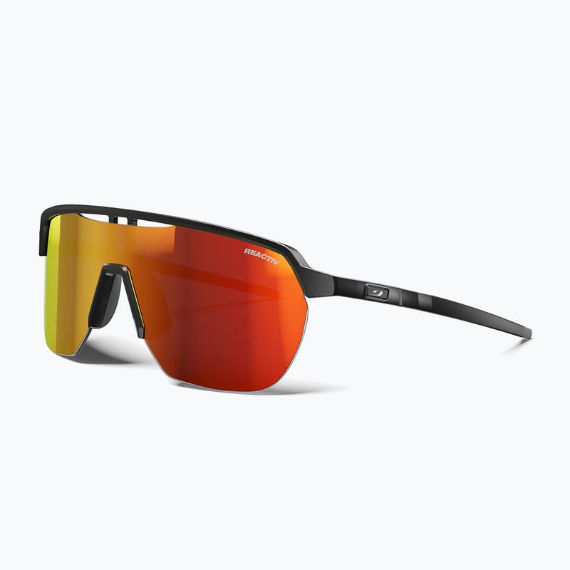Okulary przeciwsłoneczne Julbo Frequency Reactiv Light Amplifier matt black/gray/multilayer red