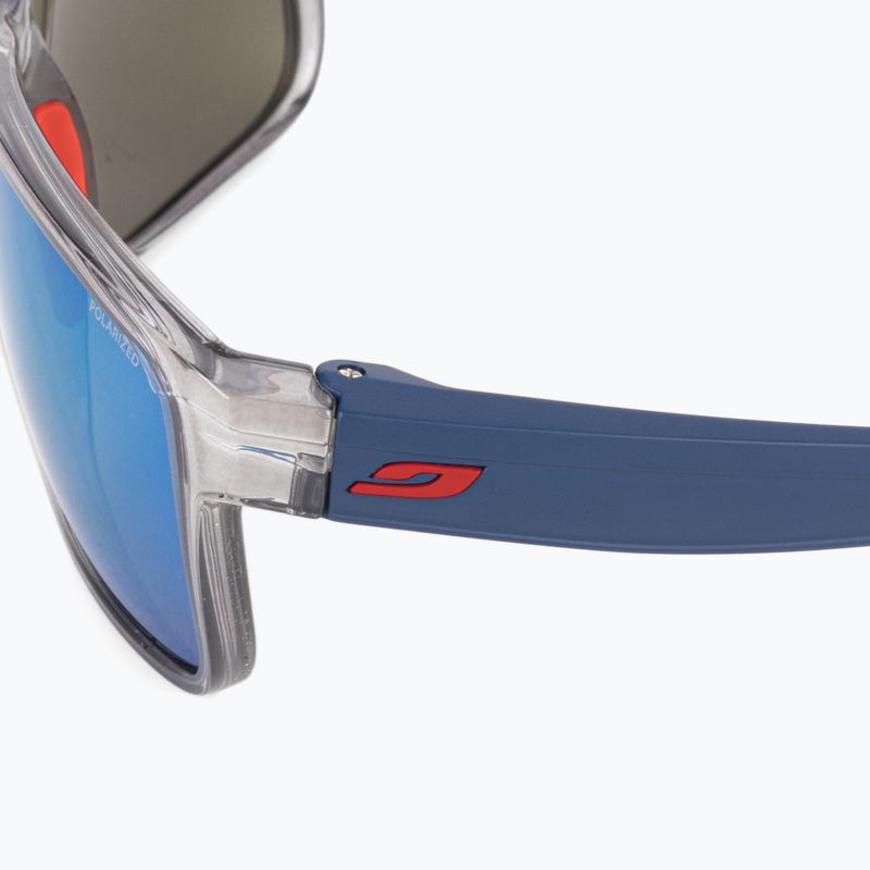 Okulary przeciwsłoneczne Julbo Renegade Polarized gloss translucent gray/blue 4
