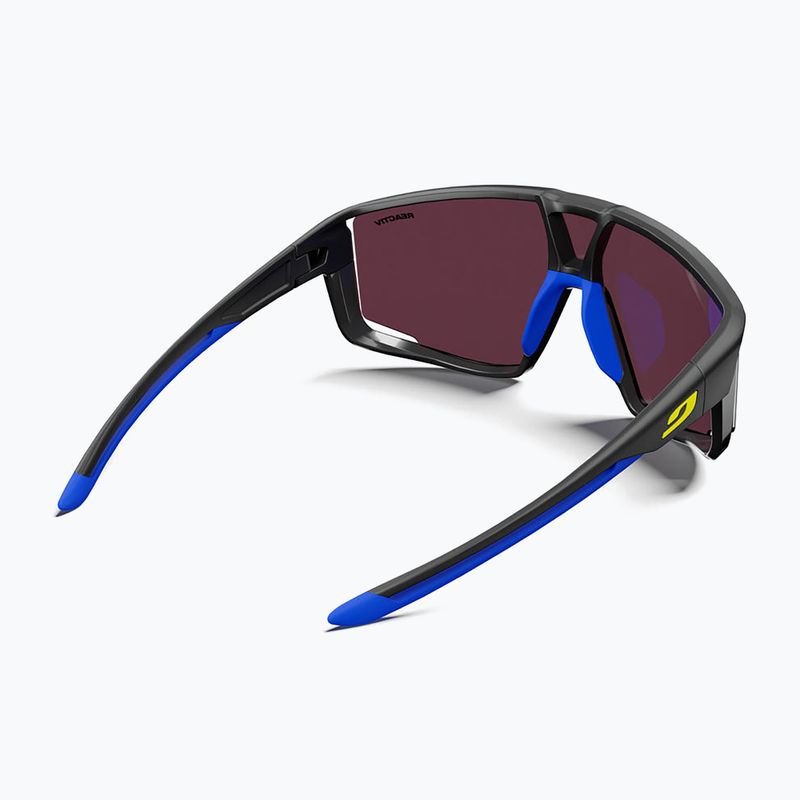 Okulary przeciwsłoneczne Julbo Fury Reactiv High Contrast matt black/blue/multilayer blue 2
