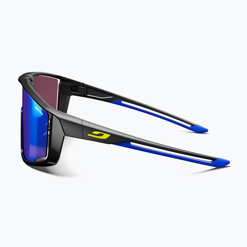 Okulary przeciwsłoneczne Julbo Fury Reactiv High Contrast matt black/blue/multilayer blue 5