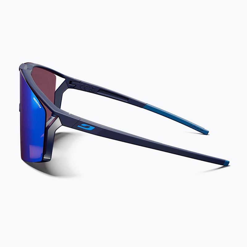 Okulary przeciwsłoneczne Julbo Edge Reactiv High Contrast matt blue/multilayer blue 5