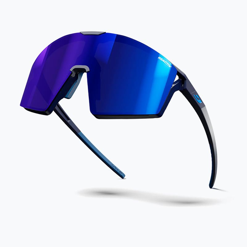 Okulary przeciwsłoneczne Julbo Edge Reactiv High Contrast matt blue/multilayer blue 6