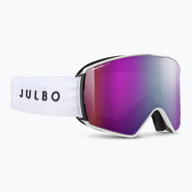 Gogle narciarskie Julbo Launcher Reactiv High Contrast white/black/flash purple 5