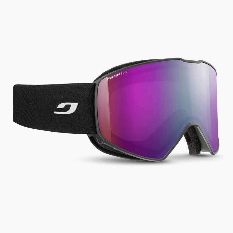 Gogle narciarskie Julbo Cyrius-X Reactiv High Contrast black/flash purple 9
