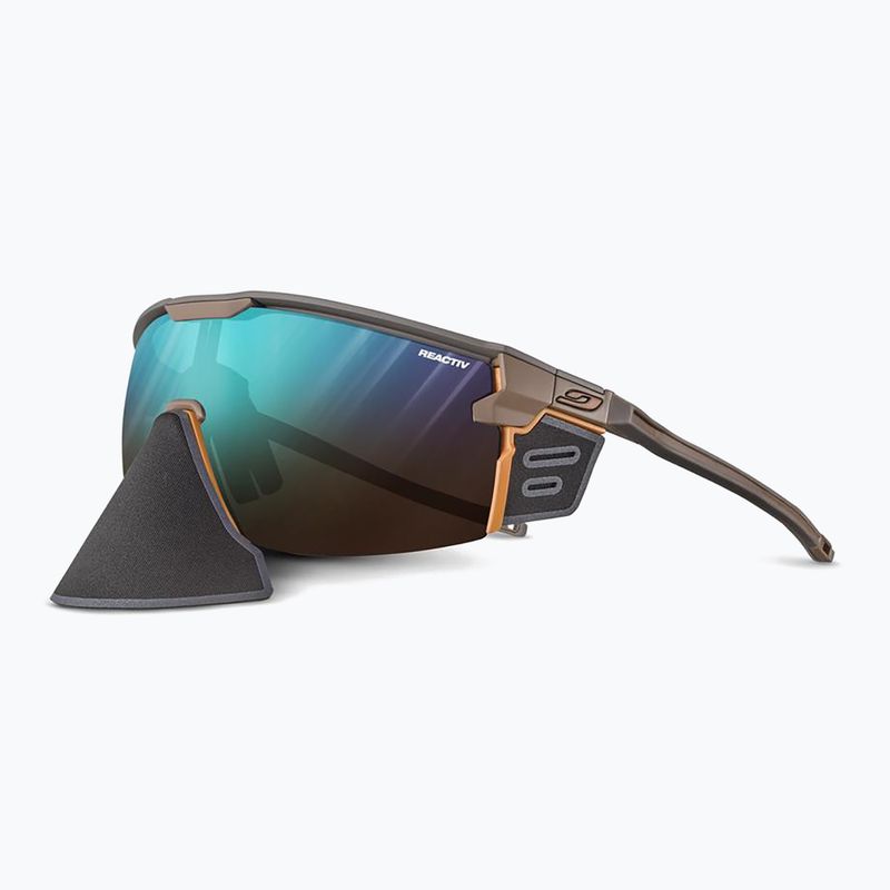 Okulary przeciwsłoneczne Julbo Ultimate Cover Reactiv matt brown/orange