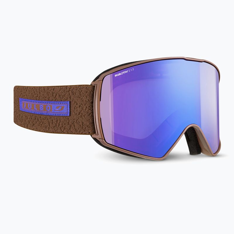 Gogle narciarskie Julbo Launcher Reactiv High Contrast brown/flash blue