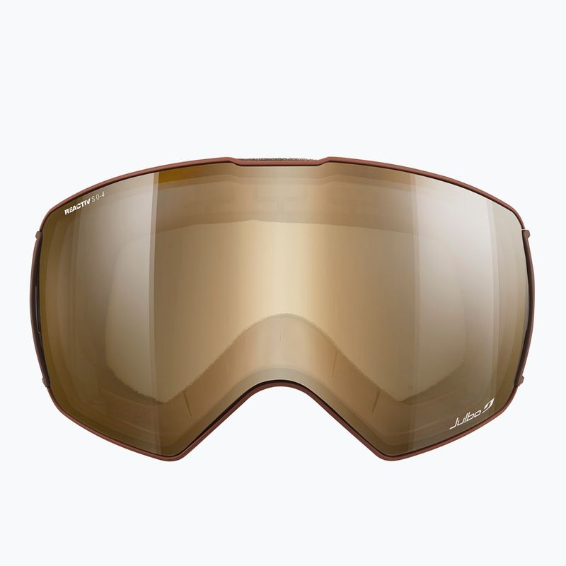 Gogle narciarskie Julbo Lightyear Reactiv High Contrast S0-S4 brown/flash infrared 4