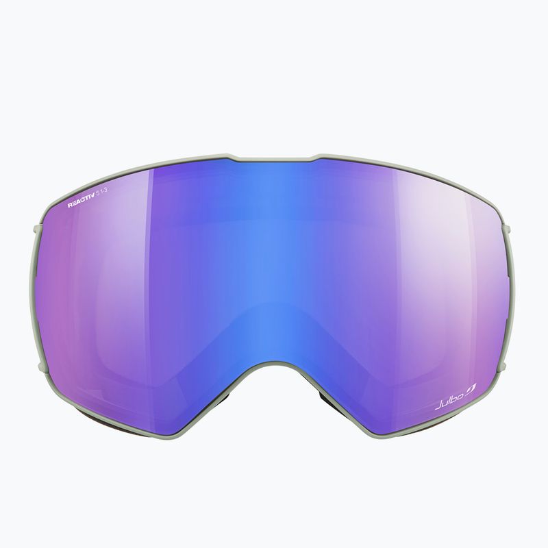 Gogle narciarskie Julbo Lightyear Reactiv High Contrast S1-S3 light gray/flash blue 3