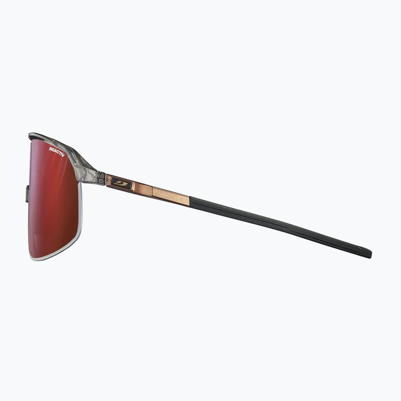 Okulary przeciwsłoneczne Julbo Density Reactiv High Contrast shiny translucent black/copper/red 3