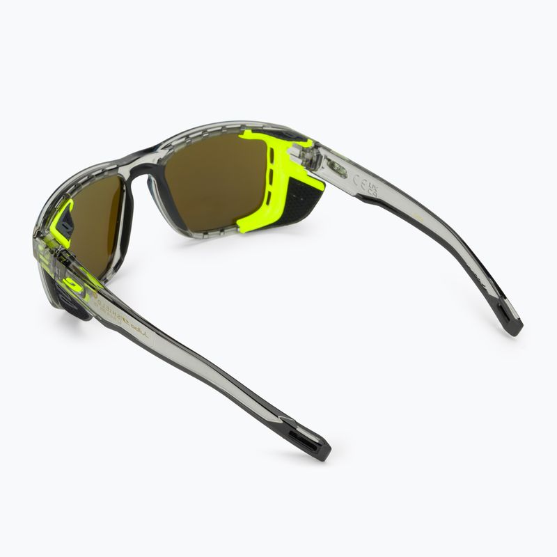 Okulary przeciwsłoneczne Julbo Shield M Polar HD black/yellow fluo/capsule ocean master 3