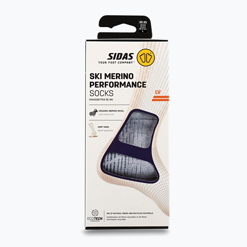 Skarpety narciarskie SIDAS Ski Merino Performance white/blue 7
