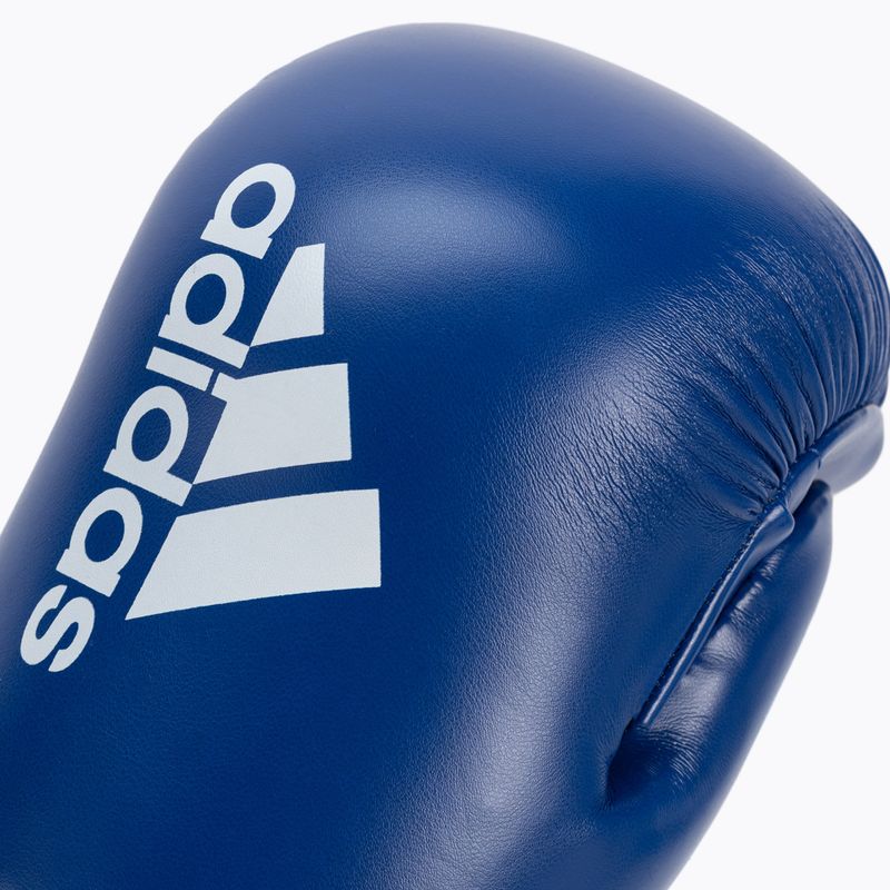 Rękawice bokserskie adidas Point Fight niebieski/biały 6