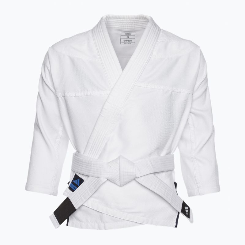 GI do brazylijskiego jiu-jitsu dziecięce adidas Rookie white/gradient blue 2