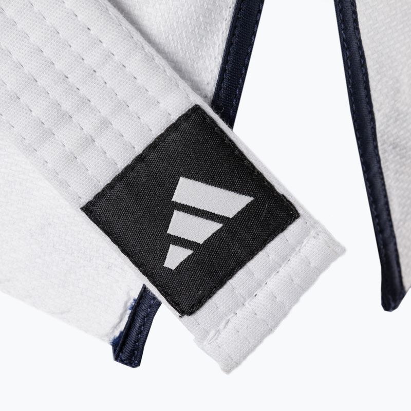 GI do brazylijskiego jiu-jitsu dziecięce adidas Rookie white/gradient blue 5