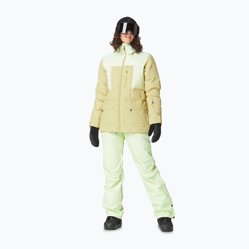 Kurtka narciarska damska Picture Face It lime/cream hemp 2