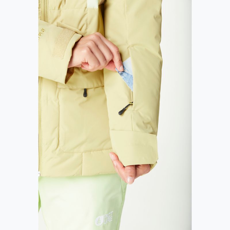 Kurtka narciarska damska Picture Face It lime/cream hemp 8