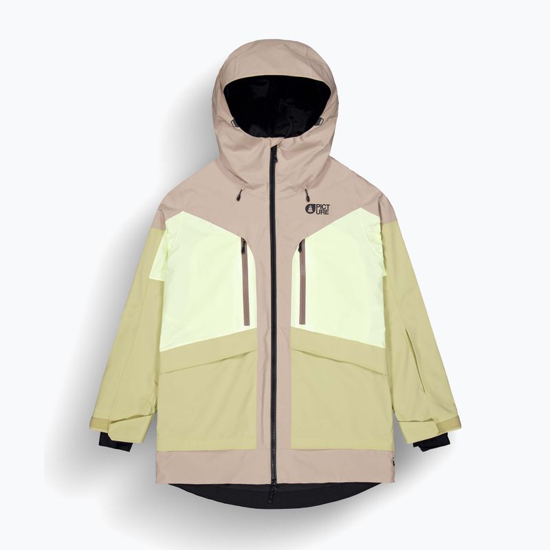 Kurtka narciarska damska Picture Face It lime/cream hemp 9