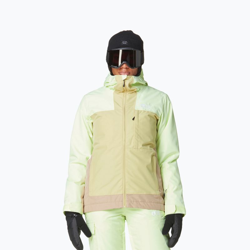 Kurtka narciarska damska Picture Seakrest lime/cream hemp/roebuck
