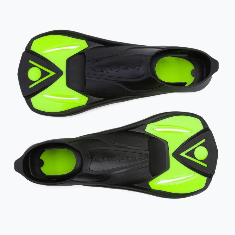 Płetwy do pływania Aquasphere Microfin yellow/black 3