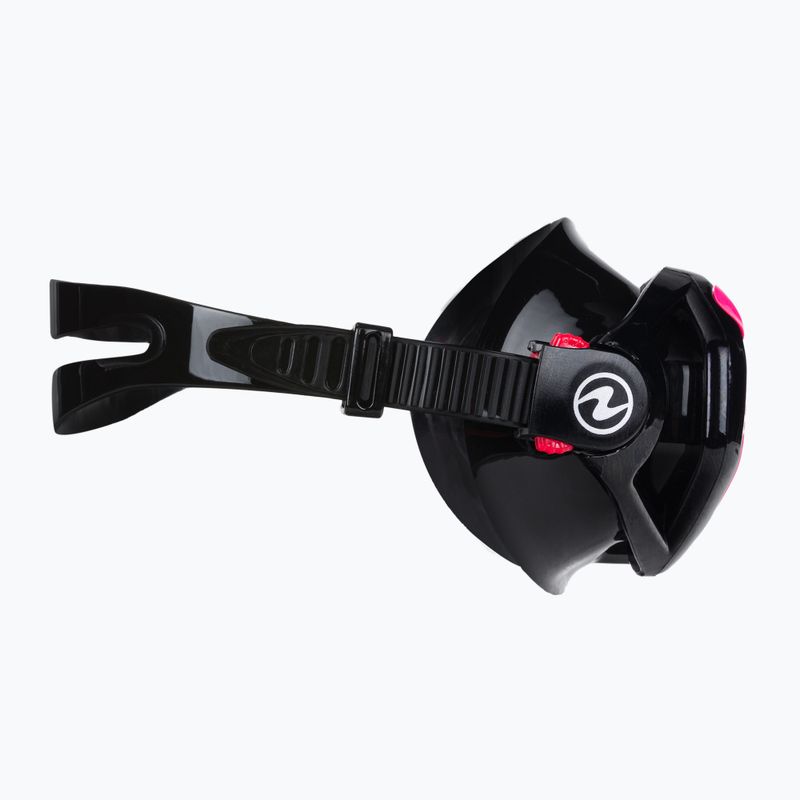 Zestaw do snorkelingu Aqualung Hawkeye Combo black/pink 4