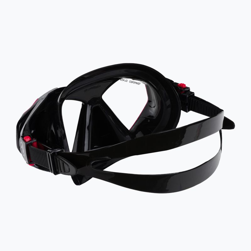 Zestaw do snorkelingu Aqualung Hawkeye Combo black/pink 6