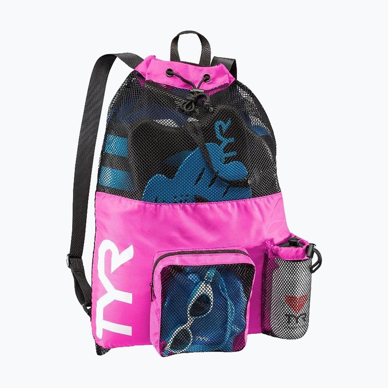 Worek pływacki TYR Big Mesh Mummy Bag 40 l pink 6