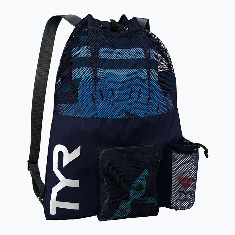 Worek pływacki TYR Big Mesh Mummy Bag 40 l navy 6