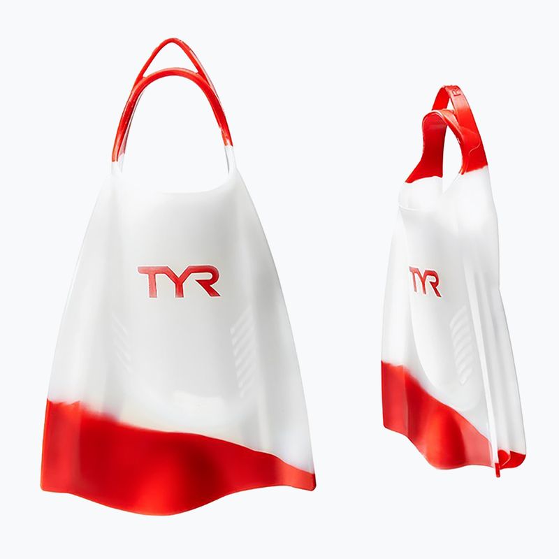 Płetwy do pływania TYR Hydroblade white/red 5
