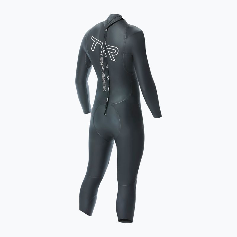 Pianka triathlonowa męska TYR Hurricane Cat 1 5 mm black 2