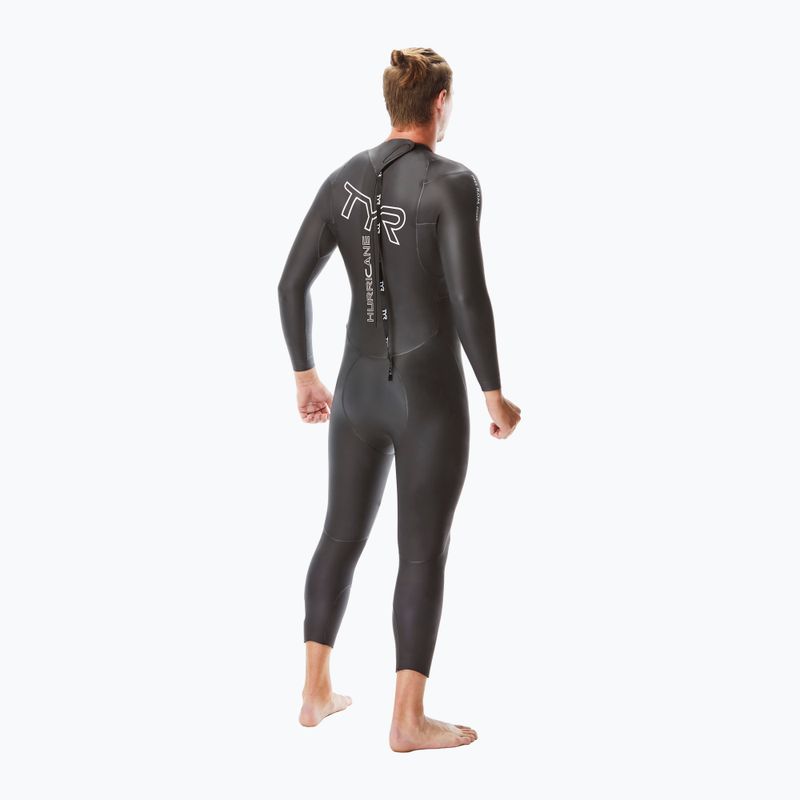 Pianka triathlonowa męska TYR Hurricane Cat 1 5 mm black 4