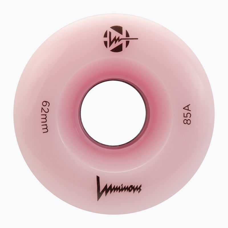 Kółka do rolek FR Skates Luminous Led Quad Wheel 62mm/85A Sixies 6LED X4 flamingo 3