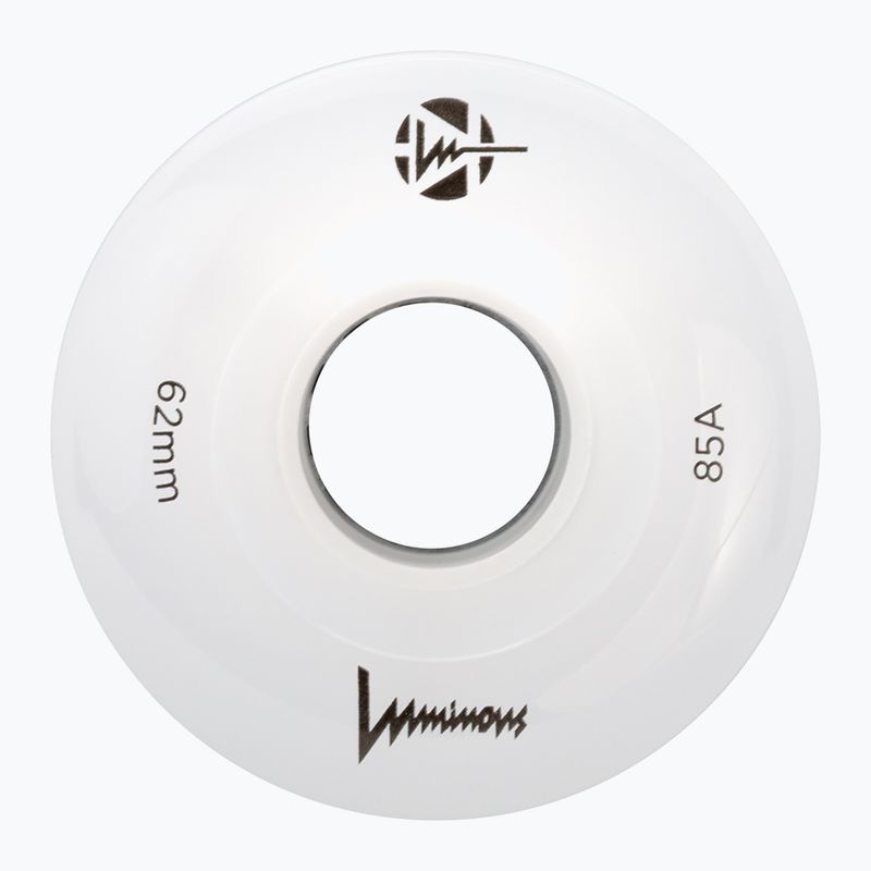 Kółka do rolek FR Skates Luminous Led Quad Wheel 62mm/85A Sixies 6LED X4 white 3