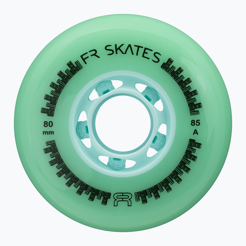 Kółka do rolek FR Skates Downtown Wheel 80mm/85A X4 mint/mint 3