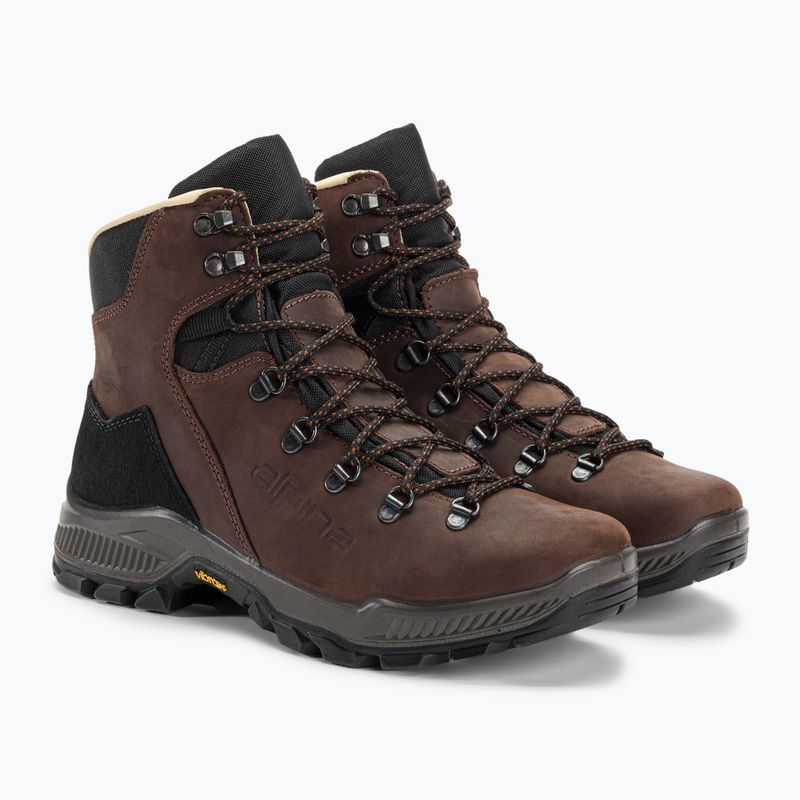 Buty trekkingowe męskie Alpina Prima Mid dark brown 4