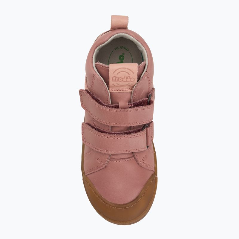 Buty barefoot dziecięce Froddo Rosario High-Top dark pink 5