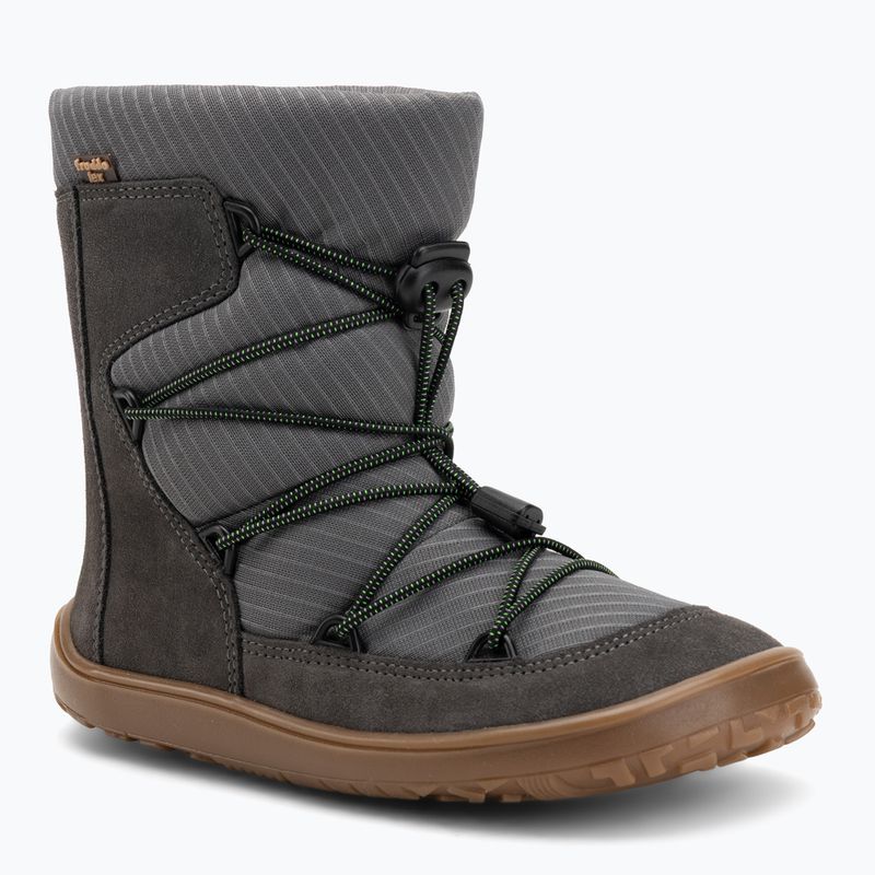 Śniegowce barefoot dziecięce Froddo Tex Track Wool grey