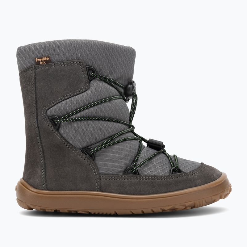 Śniegowce barefoot dziecięce Froddo Tex Track Wool grey 2