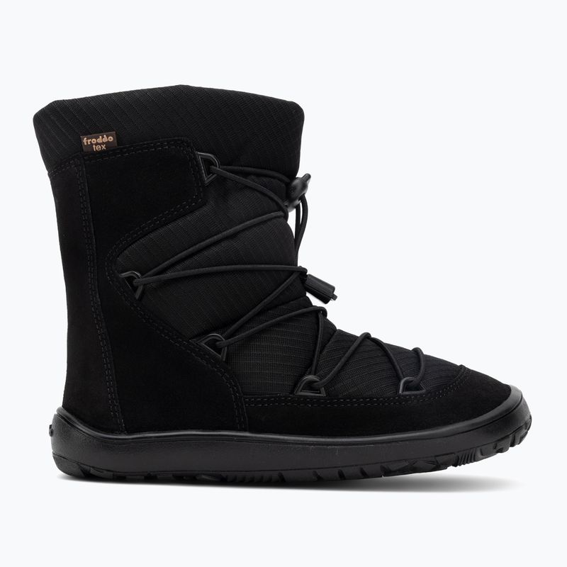 Śniegowce barefoot dziecięce Froddo Tex Track Wool black 2