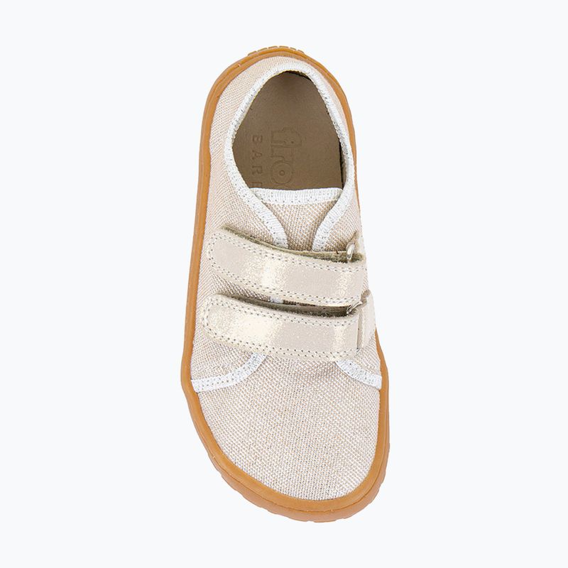 Buty barefoot dziecięce Froddo Canvas gold shine 13