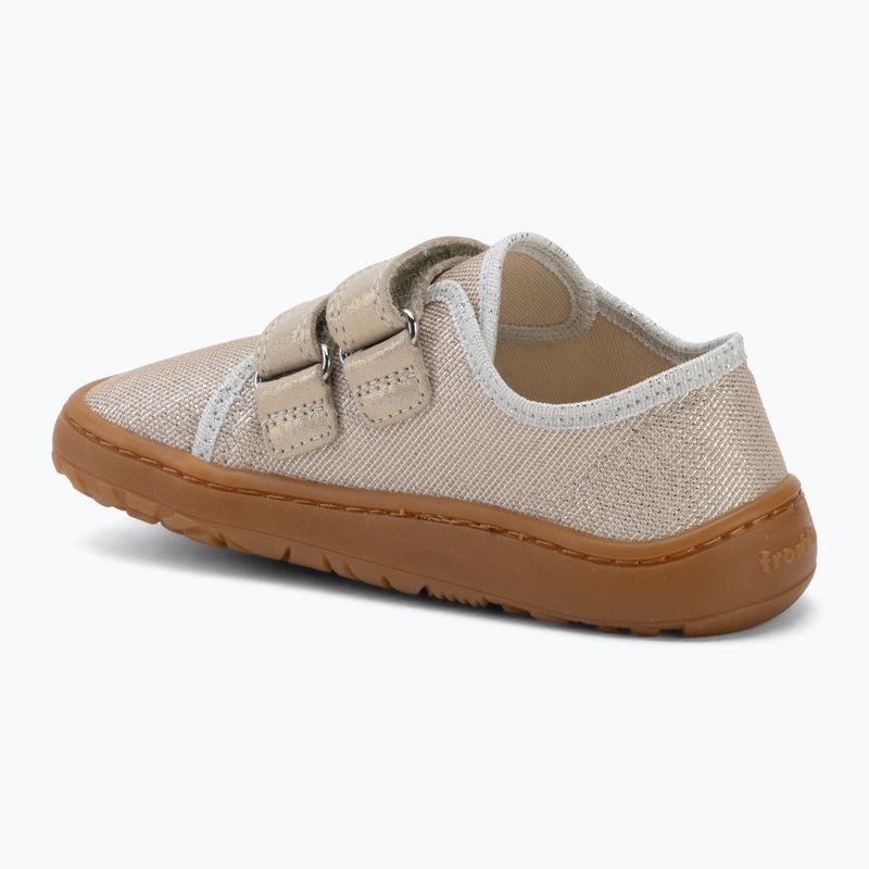 Buty barefoot dziecięce Froddo Canvas gold shine 3