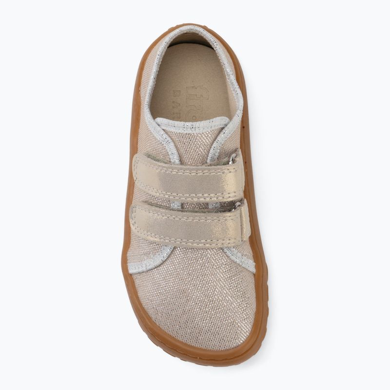 Buty barefoot dziecięce Froddo Canvas gold shine 5
