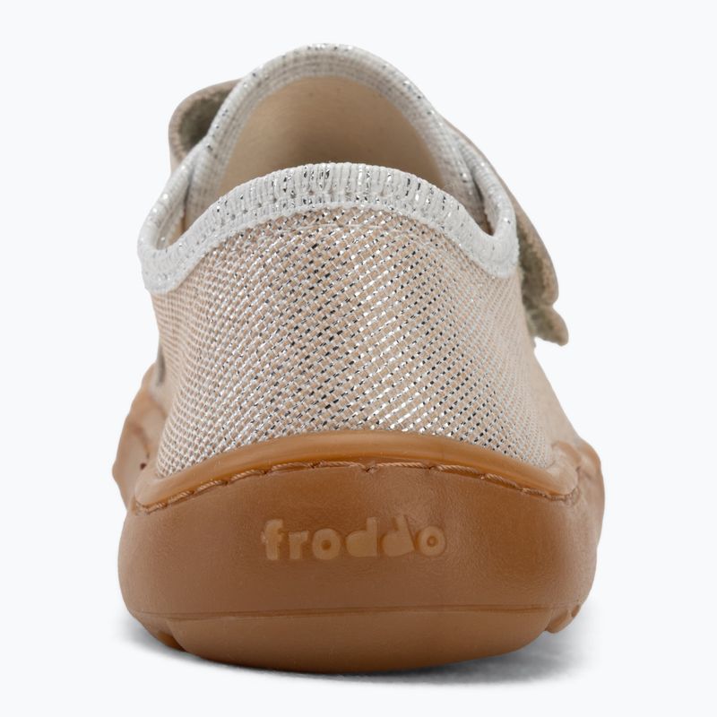 Buty barefoot dziecięce Froddo Canvas gold shine 6