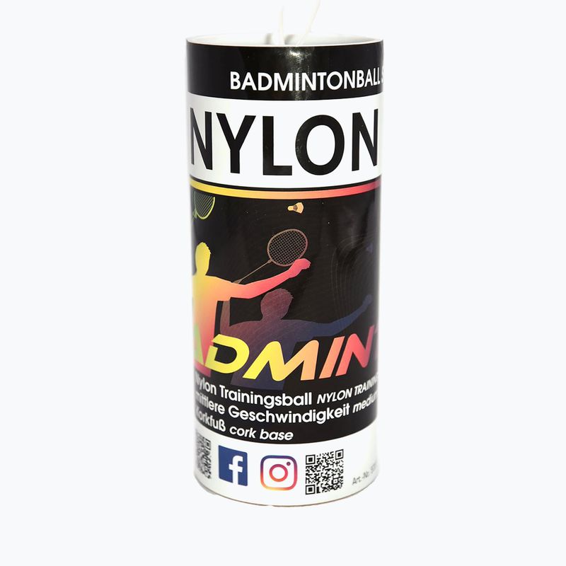 Lotki do badmintona Sunflex Nylon 3XY 3 szt. żółte 53559 4