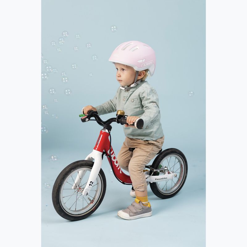 Kask rowerowy dziecięcy ABUS Smiley 3.0 ACE LED pure rose 9
