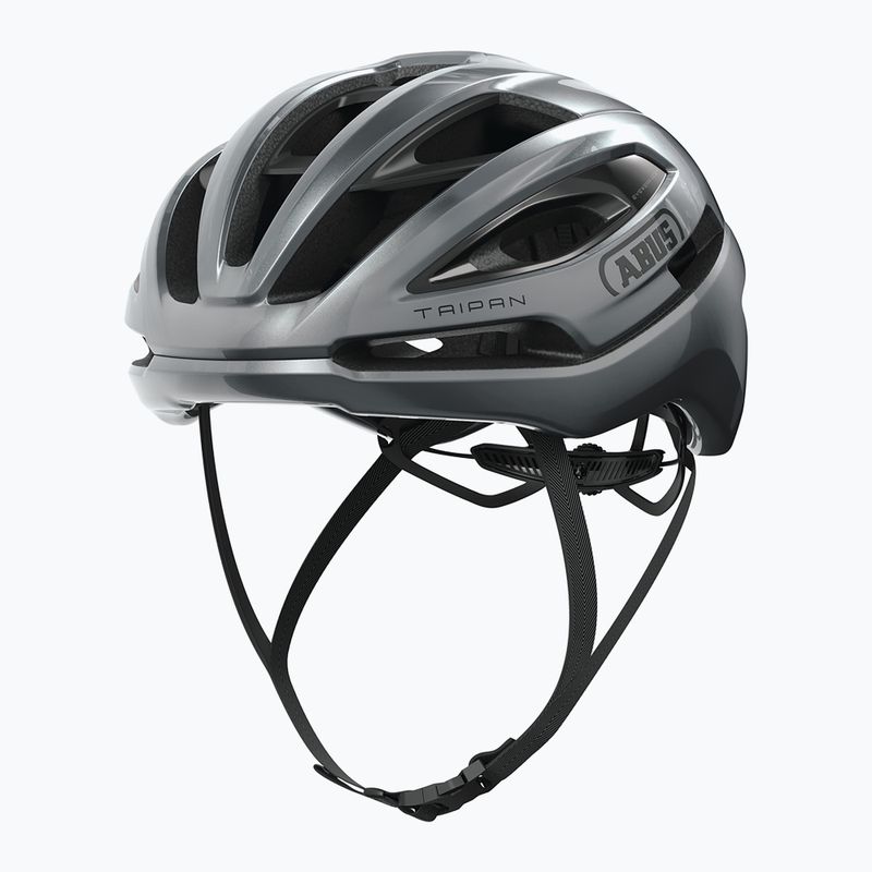 Kask rowerowy ABUS Taipan LED graphite silver 10