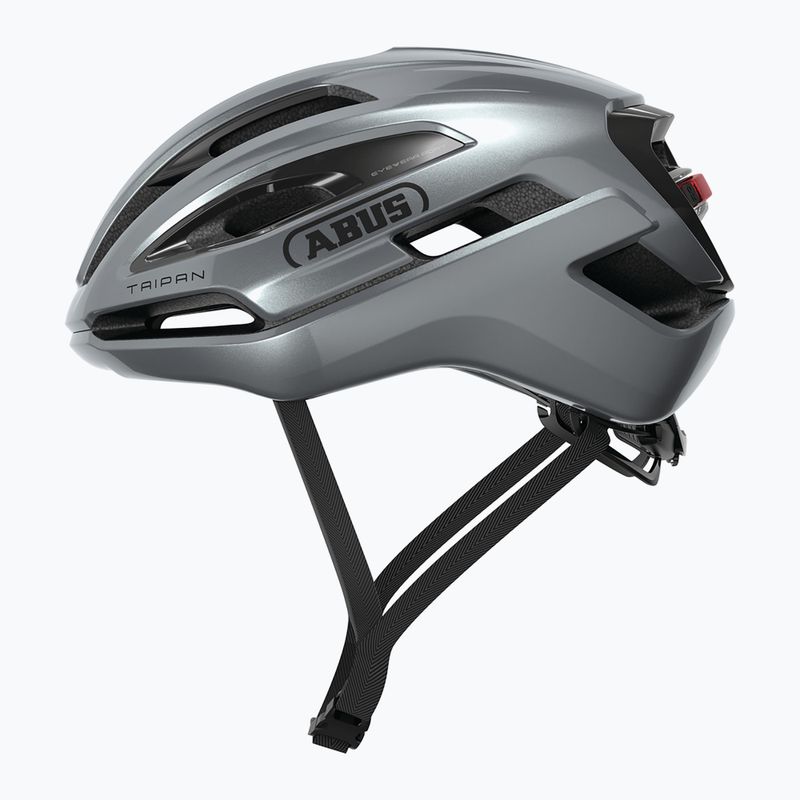 Kask rowerowy ABUS Taipan LED graphite silver 11